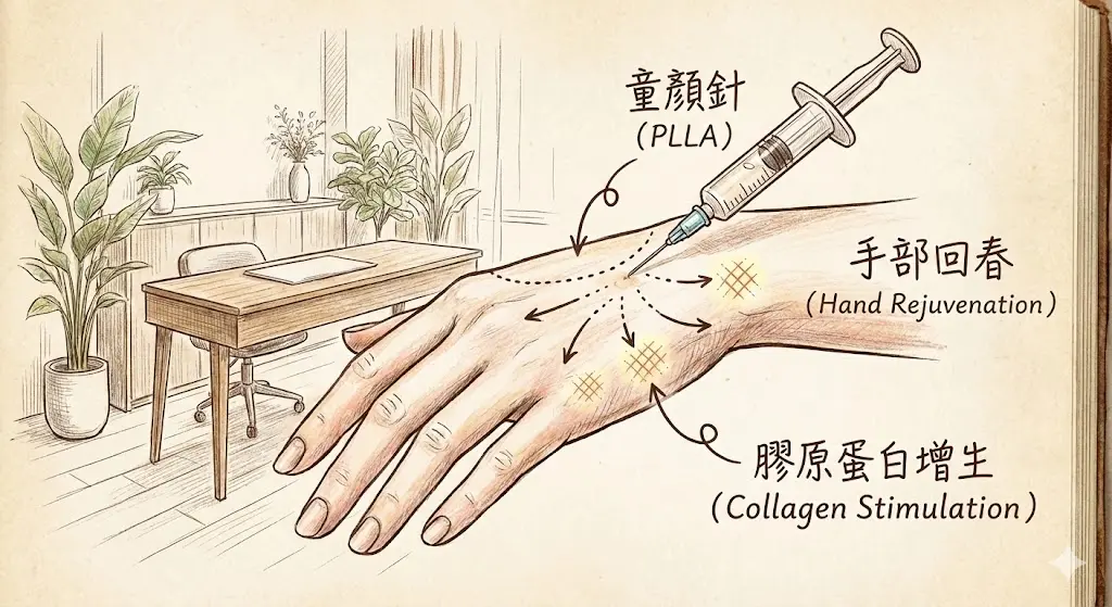 童顏針手部回春